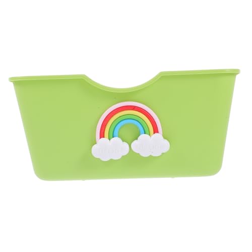 CLISPEED Hamster Toilette Rennmaus-badeschale Hamsterhaus Kleine Katzentoilette Hamsterbadewanne Hamster-schlafmattennest Rennmaus Toilette Hamster-schlafnest Hamsterwanne Light Green Abs von CLISPEED