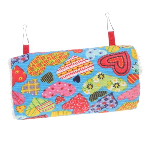 CLISPEED Hamster Tunnel Kuscheltunnel Plüsch Kleintier Röhrenversteck Weiches Nestbett für Hamster Meerschweinchen Chinchilla Kleintierhängebett Cartoon Design CLISPEED Hamster Tunnel Kuscheltunnel Plüsch Kleintier Röhrenversteck Weiches Nestbett für Hamster Meerschweinchen Chinchilla Kleintierhängebett Cartoon Design von CLISPEED