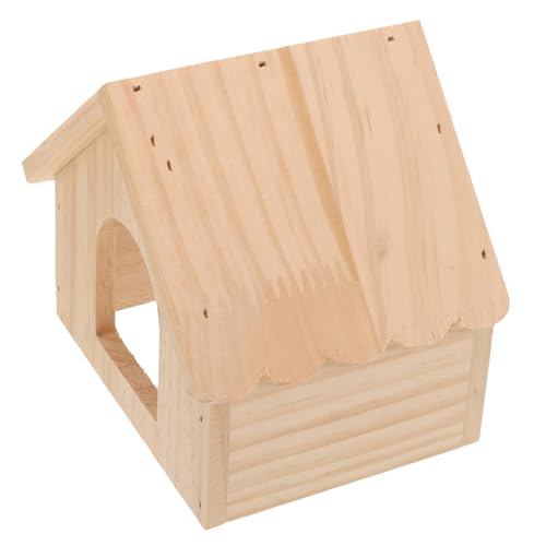 CLISPEED Hamster Versteck Holzhaus Kleine Nager Rückzugsort Robustes Spielhaus Für Zwerghamster Und Kleine Tiere Käfig Dekoration Belastbar Und Leicht CLISPEED Hamster Versteck Holzhaus Kleine Nager Rückzugsort Robustes Spielhaus Für Zwerghamster Und Kleine Tiere Käfig Dekoration Belastbar Und Leicht von CLISPEED