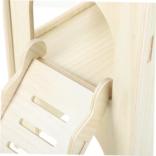 CLISPEED Hamster Versteckhaus aus Holz mit Rampe Mehrstöckiges Nagetierhaus für Schlaf und Spiel Sicher und Langlebig Geeignet für Hamster Meerschweinchen und Kleine Nager CLISPEED Hamster Versteckhaus aus Holz mit Rampe Mehrstöckiges Nagetierhaus für Schlaf und Spiel Sicher und Langlebig Geeignet für Hamster Meerschweinchen und Kleine Nager von CLISPEED