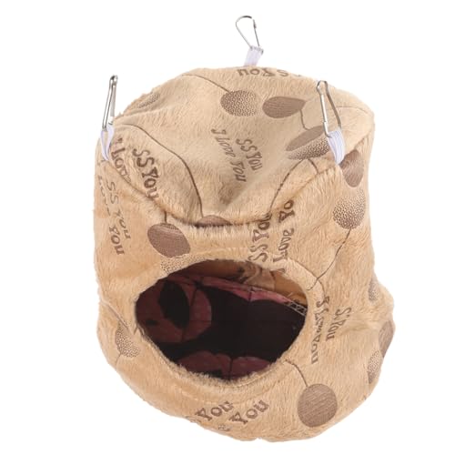 CLISPEED Hamsterhängematte aus Atmungsaktivem Stoff Kratzfestes Kuschelnest zum Schlafen und Langlebiges und Sicheres Kleintierzubehör für Hamster und Nagetiere von CLISPEED