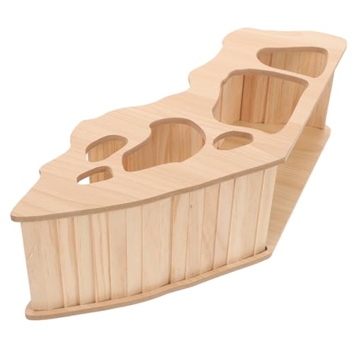 CLISPEED Hamsterversteck aus Holz Gemütlicher Rückzugsort für Kleine Verstecken und Schlafen Dekorative für Hamster und Kleintiere CLISPEED Hamsterversteck aus Holz Gemütlicher Rückzugsort für Kleine Verstecken und Schlafen Dekorative für Hamster und Kleintiere von CLISPEED