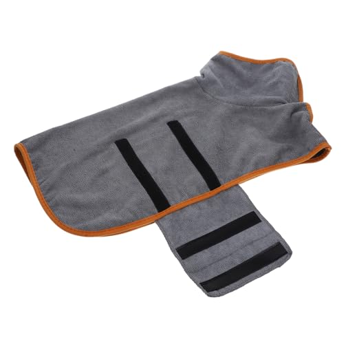 CLISPEED Titel Absorbierender Haustier-Bademantel Aus Mikrofaser Für Kleine Und Große Hunde Sowie Katzen Schnelltrocknendes Badetuch Für Effektive Pflege Und Reinigung von CLISPEED