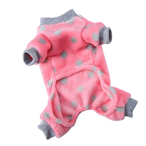CLISPEED Haustier Pyjama Für Winter Kältefeste Haustierkleidung Aus Weichem Material Gemütlicher Schlafanzug Für Drinnen Und Draußen von CLISPEED