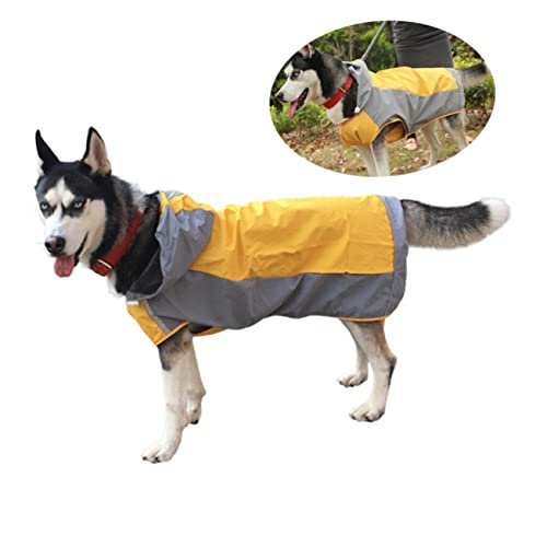 CLISPEED Haustier Regenmantel Atmungsaktiver Doppelter Schicht Hunderegenmantel Gelb Wasserdichtes Modisches Design für Hunde bei Nassem CLISPEED Haustier Regenmantel Atmungsaktiver Doppelter Schicht Hunderegenmantel Gelb Wasserdichtes Modisches Design für Hunde bei Nassem von CLISPEED