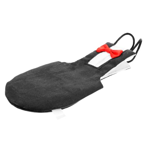 CLISPEED Haustier-Vogel-Kleidung Vogelleine Papageien-PIPI-Pad Haustier-Vogel-Cosplay-Anzug Vogelkäfig Papageienkäfig Vogelkostüm-Accessoire Vogelwindeln für Sittiche Baumwolle Black von CLISPEED