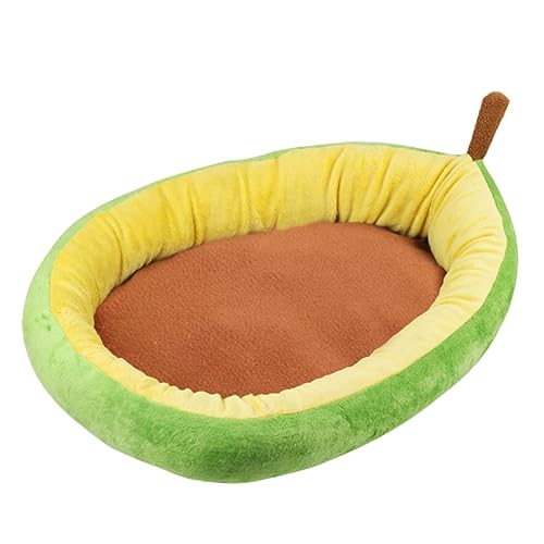 CLISPEED Haustierhütte Plüsch Hund Haustiere Zwinger Klein Drinnen Groß Kissen Bett Nest Welpe Avocado Green Oxford-Stoff von CLISPEED