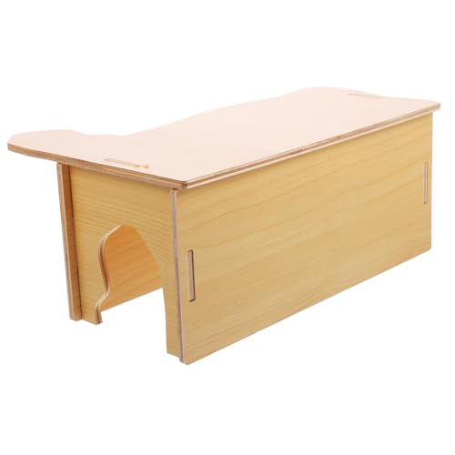 CLISPEED Holz Hamsterhaus Kleines Haustierversteck Stabiles Holzhaus für Zwerghamster und Mäuse Natürlicher Rückzugsort Sicherer Spielplatz für Kleintiere Geeignet als CLISPEED Holz Hamsterhaus Kleines Haustierversteck Stabiles Holzhaus für Zwerghamster und Mäuse Natürlicher Rückzugsort Sicherer Spielplatz für Kleintiere Geeignet als von CLISPEED