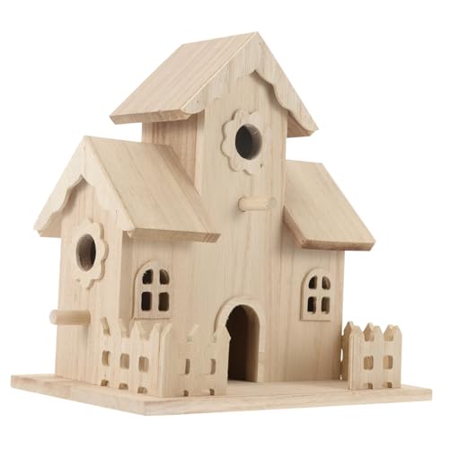 CLISPEED Holz Vogelnest zum Hängen Naturbelassenes Schlafnest für Vögel Gartendekoration Geeignet für Vogelarten Dekoratives Holzhaus für Zuhause Garten Büro und Laden CLISPEED Holz Vogelnest zum Hängen Naturbelassenes Schlafnest für Vögel Gartendekoration Geeignet für Vogelarten Dekoratives Holzhaus für Zuhause Garten Büro und Laden von CLISPEED