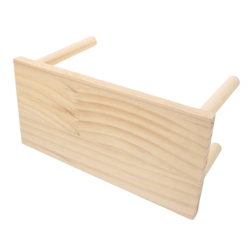CLISPEED Holzplattform für Kleintiere Multifunktionale Holzplattform für Meerschweinchen und Ratten Design für Käfigzubehör CLISPEED Holzplattform für Kleintiere Multifunktionale Holzplattform für Meerschweinchen und Ratten Design für Käfigzubehör von CLISPEED