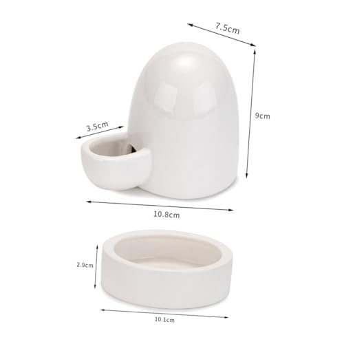 CLISPEED Hühnerfutterspender Geflügel Futtertrog mit Rundem Futterbehälter Leicht zu Befüllen und Reinigen Robustes Langlebiges Material Geeignet für Geflügelhaltung und Professionelle CLISPEED Hühnerfutterspender Geflügel Futtertrog mit Rundem Futterbehälter Leicht zu Befüllen und Reinigen Robustes Langlebiges Material Geeignet für Geflügelhaltung und Professionelle von CLISPEED