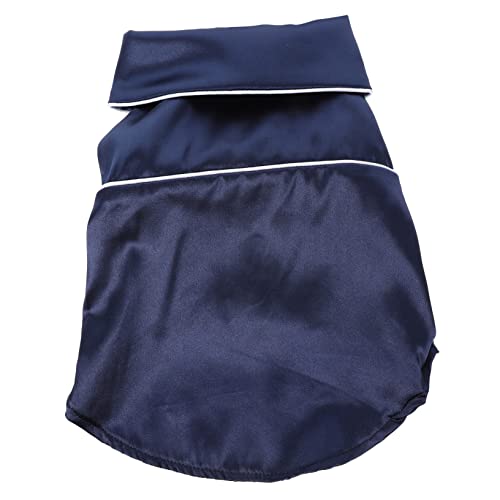 CLISPEED Hunde-Pyjama Kleines Hundenachthemd Haustiere Party Dackel Hunderobe Für Größe Züchten Outfits Kleiner Hundepullover Chihuahua Hundepyjama Aus Satin Baumwolle Navy CLISPEED Hunde-Pyjama Kleines Hundenachthemd Haustiere Party Dackel Hunderobe Für Größe Züchten Outfits Kleiner Hundepullover Chihuahua Hundepyjama Aus Satin Baumwolle Navy von CLISPEED
