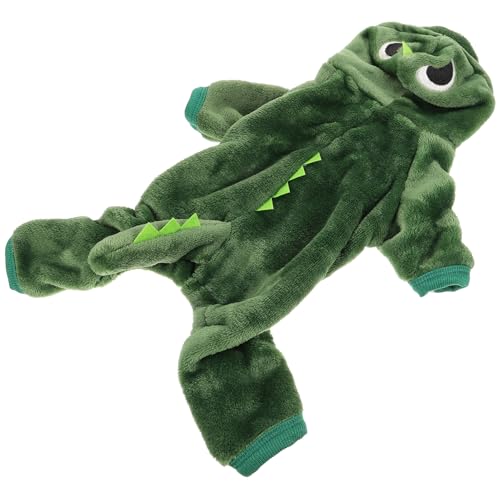 CLISPEED Hundekleidung für Haustiere Verdickter Dinosaurier Hoodie für Hunde und Katzen Warmes Outfit für Kalte für Tägliche Nutzung und Besondere Anlässe von CLISPEED