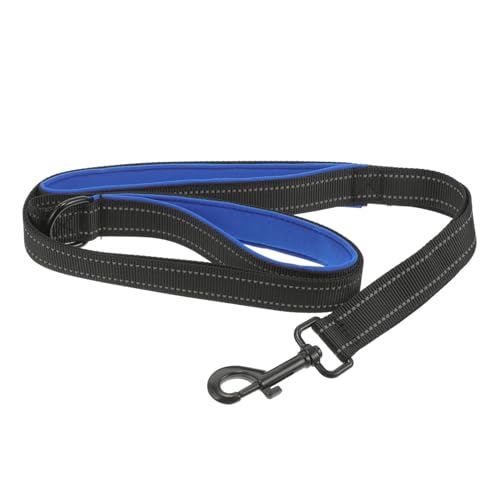 CLISPEED Hundeleine für Kleine und Mittelgroße Hunde Reflektierend und Robust aus Strapazierfähigem Nylon für Outdoor Aktivitäten mit Praktischem Design für Anlegen von CLISPEED