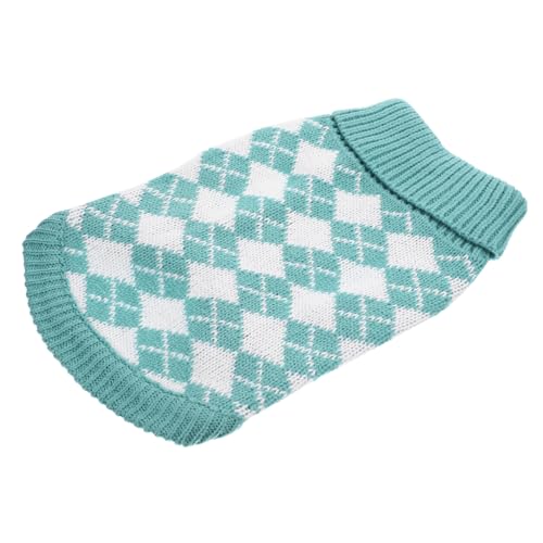 CLISPEED Hundepullover für Hunde und Katzen Warm Klassisch Grün Kariert Weicher Winterpullover Komfortabel Leicht Modisch für Kleine bis Große Haustiere für Alltag und Partys CLISPEED Hundepullover für Hunde und Katzen Warm Klassisch Grün Kariert Weicher Winterpullover Komfortabel Leicht Modisch für Kleine bis Große Haustiere für Alltag und Partys von CLISPEED