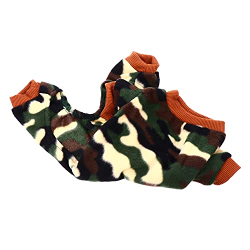CLISPEED Hundepyjama Für Warmes Gemütliches Winterkostüm Mit Beinen Camouflage Design Für Kalte Und Gemütliche Abende Zu Hause von CLISPEED