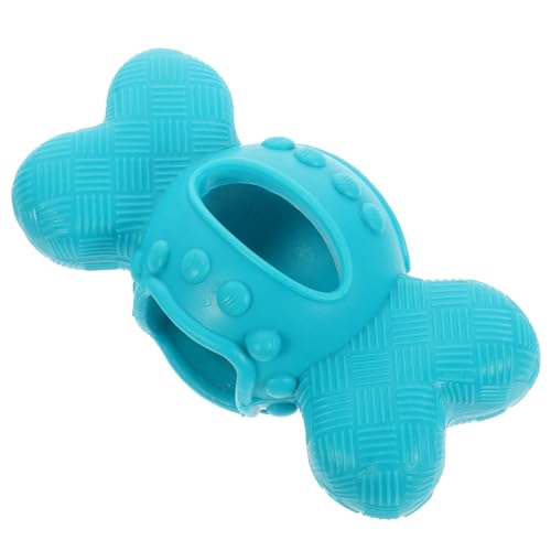 CLISPEED Hundespielzeug Kauspielzeug aus Lebensmittelechtem Material Langlebig und Sicher für Große und Mittelgroße Hunde mit Hohlem Design als Snackspender bei Einsamkeit und von CLISPEED