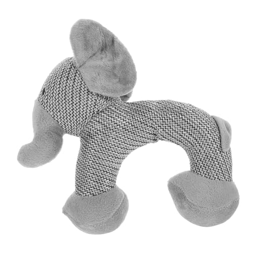 CLISPEED Hundespielzeug Plüsch Elefant Kauspielzeug für Welpen Kleine Hunde Beißspielzeug zur Zahnpflege Fördert Aktivität Indoor Outdoor Spaß von CLISPEED