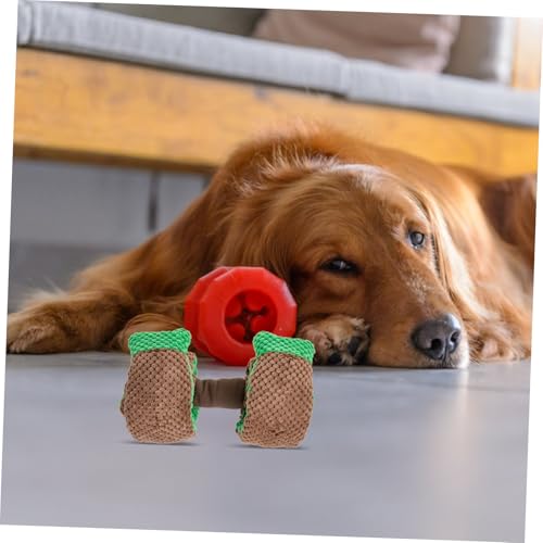 CLISPEED Hundespielzeug Schnüffelspielzeug Welpen Kauspielzeug Futterausgabe Intelligenzspielzeug aus Langlebigem Material zur Fütterungsverzögerung und Training für Kleine Hunde und von CLISPEED