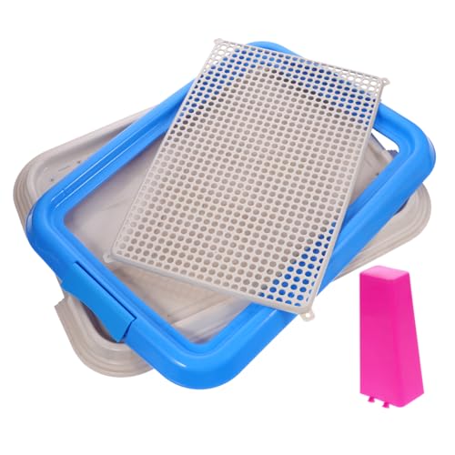 CLISPEED Hundetoilette für Kleine und Mittelgroße Hunde und Langlebiges Hundetoilettentray für Training Innenräumen für Büro Küche und Badezimmer Zufällige Farbe CLISPEED Hundetoilette für Kleine und Mittelgroße Hunde und Langlebiges Hundetoilettentray für Training Innenräumen für Büro Küche und Badezimmer Zufällige Farbe von CLISPEED