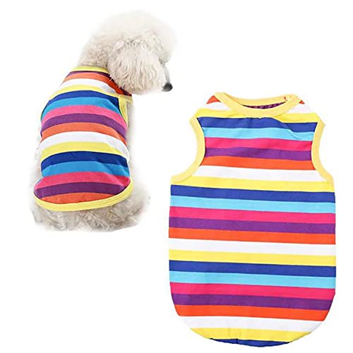 CLISPEED Hundeweste Regenbogenstreifen Dekorative Weste Für Haustiere Farbenfrohe Hundekostüm Für Kleine S Für Besondere Anlässe Und Alltägliche CLISPEED Hundeweste Regenbogenstreifen Dekorative Weste Für Haustiere Farbenfrohe Hundekostüm Für Kleine S Für Besondere Anlässe Und Alltägliche von CLISPEED