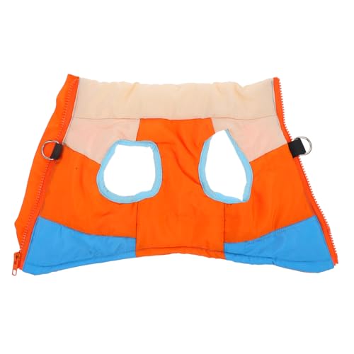 CLISPEED Hundeweste Winterjacke wasserdichte Hundebekleidung für Kleine bis Große Atmungsaktiv Wendbar Warm und Bequem für Sport und Kalte Gelb und Orange CLISPEED Hundeweste Winterjacke wasserdichte Hundebekleidung für Kleine bis Große Atmungsaktiv Wendbar Warm und Bequem für Sport und Kalte Gelb und Orange von CLISPEED