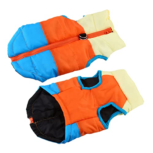 CLISPEED Hundeweste für Herbst und Winter Wasserdichter Verstellbarer Hundemantel aus Leichtem Atmungsaktivem Material Gelb und Orange Pet Supplies CLISPEED Hundeweste für Herbst und Winter Wasserdichter Verstellbarer Hundemantel aus Leichtem Atmungsaktivem Material Gelb und Orange Pet Supplies von CLISPEED