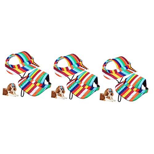 CLISPEED 6 STK Hut Hund Duschhaube Hund Regenschirm Hund Sonne Kappe Prinzessin Hundemütze Hundehüte Mit Runder Krempe Herauf Hundemütze Welpe Mit Regenschirm Ohrloch Segeltuch CLISPEED 6 STK Hut Hund Duschhaube Hund Regenschirm Hund Sonne Kappe Prinzessin Hundemütze Hundehüte Mit Runder Krempe Herauf Hundemütze Welpe Mit Regenschirm Ohrloch Segeltuch von CLISPEED