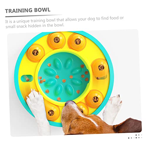 CLISPEED Interaktiver Hundepuzzle Futternapf Slow Feeder zur Futterverzögerung Gesundheitsfördernd Robust Einfach zu Reinigen Geeignet für Welpen und Ausgewachsene Hunde Puzzle von CLISPEED