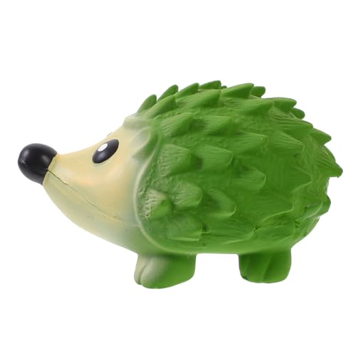 CLISPEED Interaktives Hundespielzeug Igel Form Kauspielzeug aus Sicherem Latex mit Quietscher für Kleine bis Große Hunde zur Zahnpflege und Beschäftigung Geeignet für Welpen und Haustiere von CLISPEED