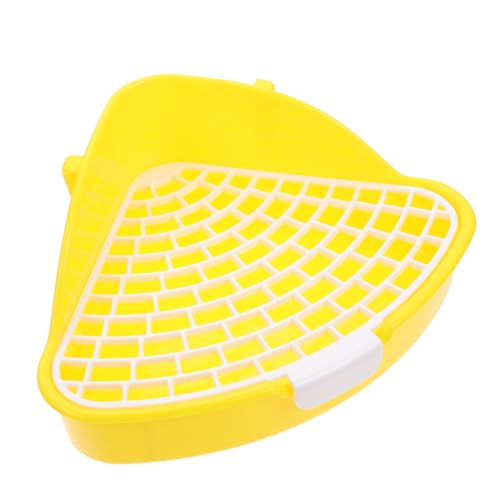 CLISPEED Kasten Haustiertoilette Hamster klo kaninchentoilette pet Bed ecktoilette petbett Haustiere Hase Eckstreu Ecke kleines pinkel Toilette Haustier-PIPI-Toilette Plastik Yellow CLISPEED Kasten Haustiertoilette Hamster klo kaninchentoilette pet Bed ecktoilette petbett Haustiere Hase Eckstreu Ecke kleines pinkel Toilette Haustier-PIPI-Toilette Plastik Yellow von CLISPEED
