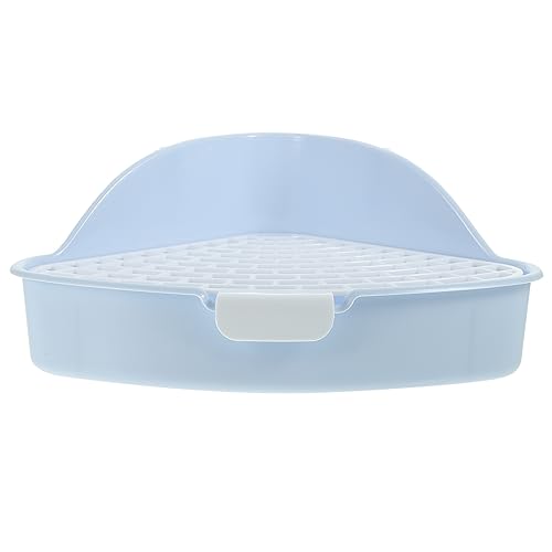 CLISPEED Kasten Kaninchentoilette Haustier kleine Tiertoilette Häschen Zeug Ausbildung Toiletten-Training kaninchenklo Hasen klo Häschen Toilette Hasen-Töpfchen Heimtierbedarf Plastik Blue CLISPEED Kasten Kaninchentoilette Haustier kleine Tiertoilette Häschen Zeug Ausbildung Toiletten-Training kaninchenklo Hasen klo Häschen Toilette Hasen-Töpfchen Heimtierbedarf Plastik Blue von CLISPEED