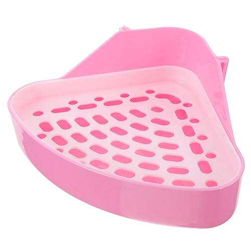 CLISPEED Kasten Kaninchentoilette Trainer Kaninchenstreu drinnen Bett Hase Hamster klo kaninchenklo ecktoilette Trainingsecke für Haustiere Kaninchen-Töpfchen-Trainingstoilette Plastik Rosa CLISPEED Kasten Kaninchentoilette Trainer Kaninchenstreu drinnen Bett Hase Hamster klo kaninchenklo ecktoilette Trainingsecke für Haustiere Kaninchen-Töpfchen-Trainingstoilette Plastik Rosa von CLISPEED
