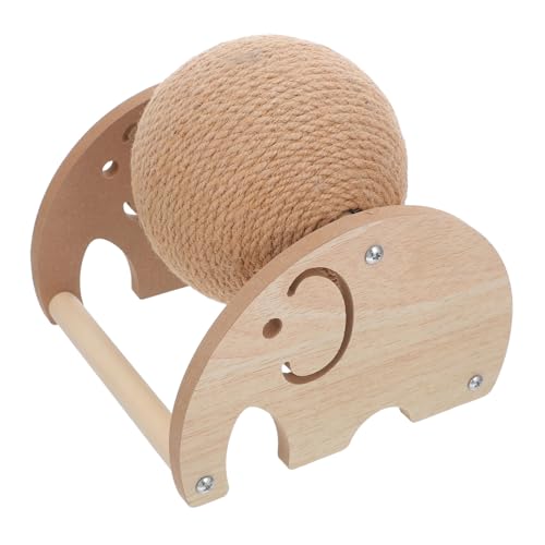 CLISPEED Katze Kratzball Sisal Handgewickelt Robust Kratzspielzeug für Kätzchen und Kleine Haustiere Kompakt Fördert Krallenpflege und Muskelstärkung CLISPEED Katze Kratzball Sisal Handgewickelt Robust Kratzspielzeug für Kätzchen und Kleine Haustiere Kompakt Fördert Krallenpflege und Muskelstärkung von CLISPEED