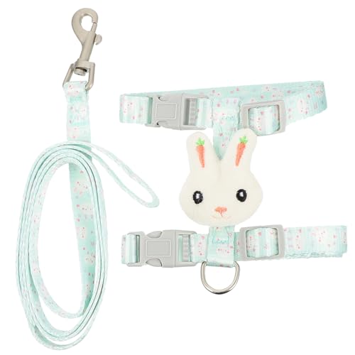 CLISPEED Katze Outdoor Geschirr Verstellbar Leichtes Nylon Katzentraktionsgeschirr mit Weichem Polster für Kleine bis Mittlere Katzen Spazierleine Grün CLISPEED Katze Outdoor Geschirr Verstellbar Leichtes Nylon Katzentraktionsgeschirr mit Weichem Polster für Kleine bis Mittlere Katzen Spazierleine Grün von CLISPEED