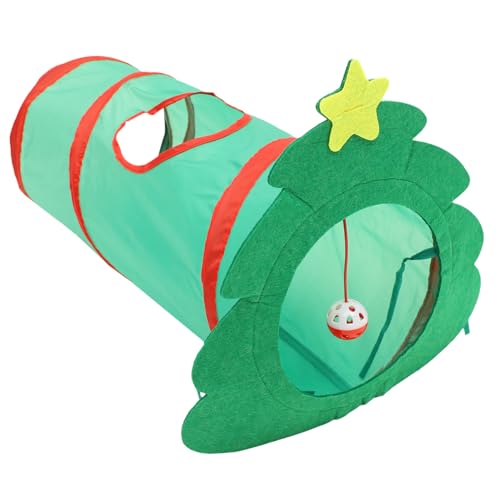 CLISPEED Katzen Tunnel aus Polyester Komfortabel und Faltbar Langlebiges Katzenspielzeug für Spiel und Ruhe Leicht zu Reinigen für Wohnungskatzen und Katzenwelpen CLISPEED Katzen Tunnel aus Polyester Komfortabel und Faltbar Langlebiges Katzenspielzeug für Spiel und Ruhe Leicht zu Reinigen für Wohnungskatzen und Katzenwelpen von CLISPEED