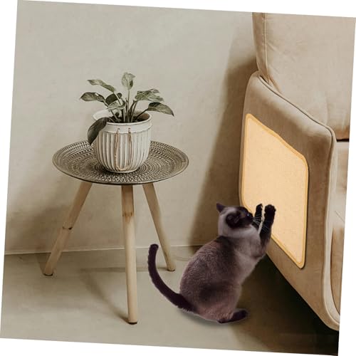 CLISPEED Katzen kratzmatte aus Robustem Sisal Verschleißfester Katzenschoner für Möbel und Böden Kratzfestes Kratzbrett für Katzen und Kätzchen Schützendes Kratzspielzeug für Innenbereich von CLISPEED