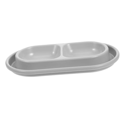 CLISPEED Katzenfutter Und Wassernapf Set Rutschfester Katzenfutterständer Kleiner Für Katzen Und Welpen Graue Automatischer Wasserspender Für Katzen Hygienisch CLISPEED Katzenfutter Und Wassernapf Set Rutschfester Katzenfutterständer Kleiner Für Katzen Und Welpen Graue Automatischer Wasserspender Für Katzen Hygienisch von CLISPEED