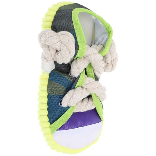 CLISPEED Kauspielzeug Für Hunde: Turnschuhe in Form Von Segeltuchschuhen, Quietschspielzeug, Interaktiver, Welpen, Kleine Und Mittelgroße Hunde – Zahnen, Beißen, Spielen von CLISPEED