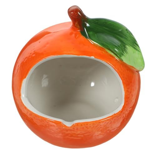 CLISPEED Keramik Haustier Nest Für Hamster Kühles Schlafnest Orange Hamsternest Für Kleine Haustiere Gemütliches Keramiknest Für Optimale CLISPEED Keramik Haustier Nest Für Hamster Kühles Schlafnest Orange Hamsternest Für Kleine Haustiere Gemütliches Keramiknest Für Optimale von CLISPEED