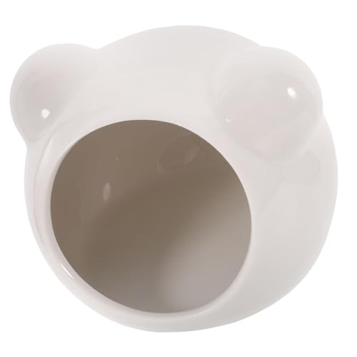 CLISPEED Keramikhäuschen für Hamster Cartoon Design Komfortables Versteck für Kleine Haustiere für Schlaf und Temperaturregulierend CLISPEED Keramikhäuschen für Hamster Cartoon Design Komfortables Versteck für Kleine Haustiere für Schlaf und Temperaturregulierend von CLISPEED