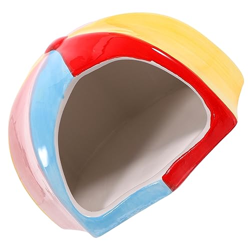 CLISPEED Keramisches Hamsterversteck Im Design Kühles Hamsterhaus Für Nager Igelversteck Und Sicheres Versteck Für Kleintiere Für Zwerghamster Und Andere von CLISPEED