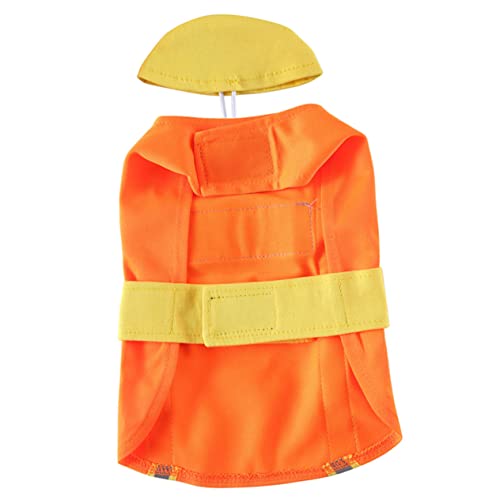 CLISPEED Kleidung Für Haustiere Ups Zarte Hundekleidung Dekorative Welpenkleidung Haustierkleidung Hunde-Outfits Tragbares Hundekostüm Party Halloween-haustierkostüm Nach Orange Polyester von CLISPEED