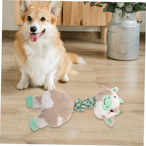 CLISPEED Kleines Baumwollknoten Kauspielzeug für Welpen Beißfestes Zahnwechsel Förderndes Hundespielzeug Interaktives Haustieraccessoire zur Zahnpflege und Beschäftigung von CLISPEED