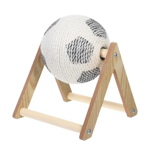 CLISPEED Kratzball aus Handgewickeltem Sisal Interaktives für Katzen Langlebig und Drehbar Fördert Gesunde Krallenpflege für Kleine Katzen zur Indoor Bewegung und Nagelpflege CLISPEED Kratzball aus Handgewickeltem Sisal Interaktives für Katzen Langlebig und Drehbar Fördert Gesunde Krallenpflege für Kleine Katzen zur Indoor Bewegung und Nagelpflege von CLISPEED