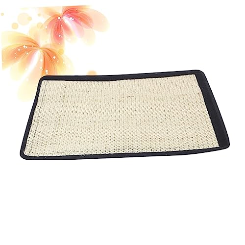 CLISPEED Kratzmatte für Katzen Große Sisal Kratzfläche Schutz von Möbeln Tragbares Kratzspielzeug für Katzen für Sofas Tische und von CLISPEED