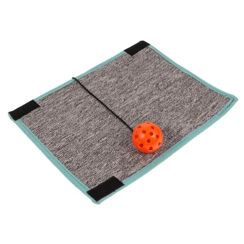 CLISPEED Kratzmatte für Katzen Kratzspielzeug mit Farbigem Ball Möbel und Tischschutz aus Hochwertigem für Schadenfreies und Unterhaltung CLISPEED Kratzmatte für Katzen Kratzspielzeug mit Farbigem Ball Möbel und Tischschutz aus Hochwertigem für Schadenfreies und Unterhaltung von CLISPEED