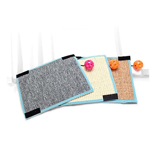 CLISPEED Kratzmatte für Katzen Sisal Kratzspielzeug mit Buntem Ball und Rutschfester Unterseite Praktische Kratzunterlage für Möbel und Sofa Schutz Interaktives Katzenspielzeug für CLISPEED Kratzmatte für Katzen Sisal Kratzspielzeug mit Buntem Ball und Rutschfester Unterseite Praktische Kratzunterlage für Möbel und Sofa Schutz Interaktives Katzenspielzeug für von CLISPEED