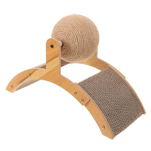 CLISPEED Kratzspielzeug Katzen Sisal Katzen Kratzkugel Stabile Kratzball mit Drehbarem Riesenrad für Interaktives Katzenvergnügen zur Krallenpflege und Stressabbau CLISPEED Kratzspielzeug Katzen Sisal Katzen Kratzkugel Stabile Kratzball mit Drehbarem Riesenrad für Interaktives Katzenvergnügen zur Krallenpflege und Stressabbau von CLISPEED