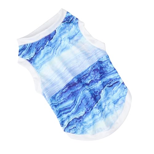 CLISPEED Kühlweste Hund Klein Atmungsaktiv Leichtes Material Wiederverwendbar für Sommer Haustier Cooling Vest S von CLISPEED